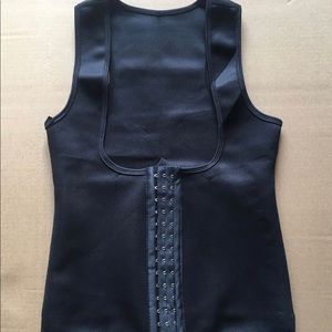Womens Black Vest under bust waist trainer